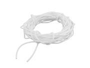 Machine Wire PVC Pipe Sleeve Casing Cable Markers Marking White 2mm Inner Dia.