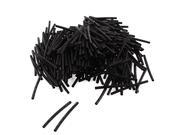 350pcs 5cm Long 2mm Dia 2 1 Black Polyolefin Heat Shrink Tubing Sleeve Tube Wrap