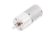 Unique Bargains DC 12V 300RPM High Torque 4mm Shaft Dia Low Speed Cylindrical Gear Box Motor