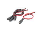 4Pcs 2.1x5.5 mm Female Socket Plug DC Power Cable 27cm for CCTV Security Camera