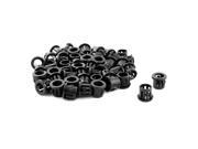 Plastic 9.5mm Mounted Dia Snap in Cable Hose Bushing Grommet Protector 50pcs