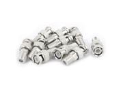 10Pcs BNC Male Plug to F Type Female Plug RF Coax Wire Video Adapter Connector