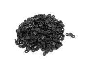 150Pcs 3.5mm Plastic Arc Shaped Cable Clamp Wire Fastener Fixing Clip Black