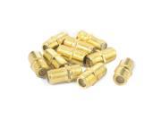 10Pcs Gold Plated F Type Female to Female Straight RF Coax TV Adapter Connectors