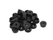 Cable Hose 22mm Mount Dia Snap in Webbed Bushing Harness Grommet Protector 26Pcs