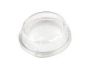 Clear White Silicone Waterproof Rocker Switch Protect Cover Round Cap