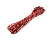 Unique Bargains Indoor Outdoor Plastic Insulated Electrical Wire Cable Black Red 16.5M 54Feet