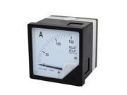 6L2 AC 0 150A Analog Ammeter Current Meter Black White