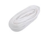 15M Length 2mm Inner Dia PVC Marking Tube Sleeve White for Cable ID Printer