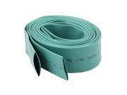 Tubing Sleeve Cable Wrap 14mm Heat Shrinkable Tube 1M Green 2pcs
