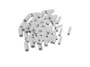 Unique Bargains 88Pcs BN5.5 BN3.5 BN2 BN1 Uninsulated Butt Connector for 22 10 AWG Cable Wire