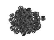 100 Pcs 13mm x 16mm Round Cable Harness Protective Snap Bushing SK 16 Black