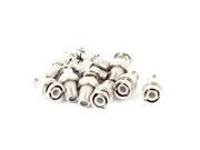 10Pcs BNC Male Plug to F Type Female Plug RF Coax Cable Video Adapter Connector