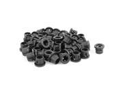 Unique Bargains 50pcs 8mm Mounted Dia Snap in Cable Hose Bushing Grommet Protector