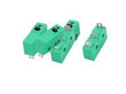 5Pcs AC125V 250V 5A 3 Terminals SPDT Momentary Control Micro Limit Switch Green