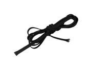 8mm Dia 10Ft Length Nylon Braided Expandable Cable Sleeve Sleeving Harness