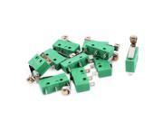 10 Pcs 5A AC250V 125V Roller Lever Arm SPDT 3 Terminals Momentary Micro Switch