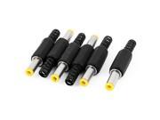 6Pcs 5.5mmx2.1mm Male Solder DC Cable Power Barrel Tip Plug Jack Connector