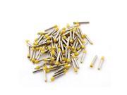 100pcs DC Power Plug 3.4mm x 2.4mm x 20mm Male Jack Connector Adapter Solder