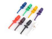 8pcs Multicolor Electrical Voltmeter Meter Lead Wire Testing Hooks 42mm