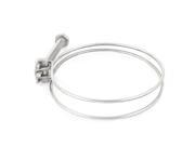 100mm Diameter Double Wire Grip Cable Tight Pond Pump Hose Pipe Clip Bolt Clamp