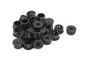 Cable Hose 16mm Mount Dia Snap in Webbed Bushing Harness Grommet Protector 26Pcs