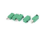 AC 250V 16 4 A SPST 2P Momentary Push Button Micro Limit Switch Green 5pcs