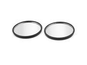 2pcs Plastic Shell Self Adhesive Base Blind Spot Rear View Mirror for Car Truck