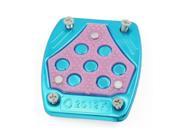 Blue Pink Non slip Auto Car Pedal Cover Brake Cluth Pad Plate Foot Treadle