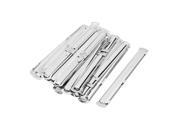 20 Pcs Paper Fastener Filing Clip Hole Punched Paper Holder Storage Silver Tone