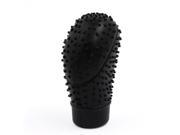 Universal Car Silicone Gear Shifter Shift Lever Knob Dust Cover Protector Black