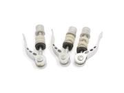 Bicycle Cycling Alloy Quick Release Seat Post Binder Bolt Clamp Sliver Tone 3pcs