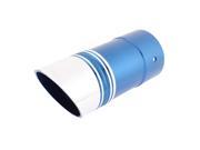 Unique Bargains Universal Car Auto Exhaust Muffler Tip Tail Pipe Silencer Blue Silver Tone