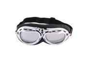 Full Frame Adjustable Strap Black Lens Ski Goggles Wind Glasses for Motorcycle
