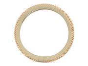 Unique Bargains Automotive Comfort Odorless Breathable Steering Wheel Cover 38cm Outer Dia Beige