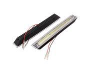 Unique Bargains Pair White COB LED Daytime Running Lights Lamps for Car Vehicle