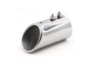Unique Bargains Universal 65mm 2.6 Inlet Dia Car Truck Exhaust Muffler Tail Pipe Decorative Tip