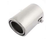 Universal Auto Car Oval Stainless Steel Exhaust Tail Muffler Tip Pipe