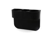 Universal Car Seat Slit Pocket Catch Catcher Storage Organizer Box Bin Black