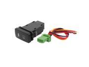 DC 12V Panel Mount Latching Red Pilot 4 Wire Fog Light Switch for Automobile