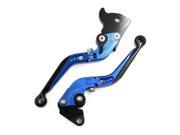 Unique Bargains 2 Pcs Aluminum Alloy Front Handle Grip Brake Clutch Master Lever Blue for Yamaha