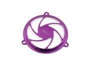 Purple Aluminum Alloy Decorative Fan Cover Fits GY6 Engine Scooter Motorcycle