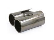 Black Metal Modified Exhaust Muffler Silencer Pipe Tip for BMW X1
