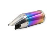 Colorful Stainless Steel Shark Mouth Outlet Exhaust Muffler Removeable Silencer
