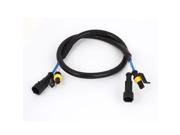 Unique Bargains HID Extension High Voltage Wires Cable Wiring 24 inches Power to Ballast Xenon