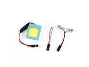 Festoon T10 Adapter 24 White COB LED Roof Map Light for Auto Car