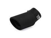 Unique Bargains Black Metal Exhaust Muffler Tip Pipe Modified Silencer for Auto Car