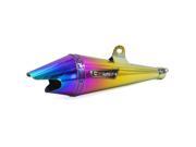 Colorful Shark Mouth Style Outlet Exhaust Muffler Pipe for Motorcycle
