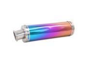 Colorful 30MM Inlet Dia Slip on Exhaust Muffler Pipe System for Motorcycle