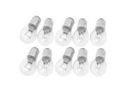 Unique Bargains 10 Pcs Car DC 12V 1157 1016 5W Warm White Braking Bulb Light Lamp